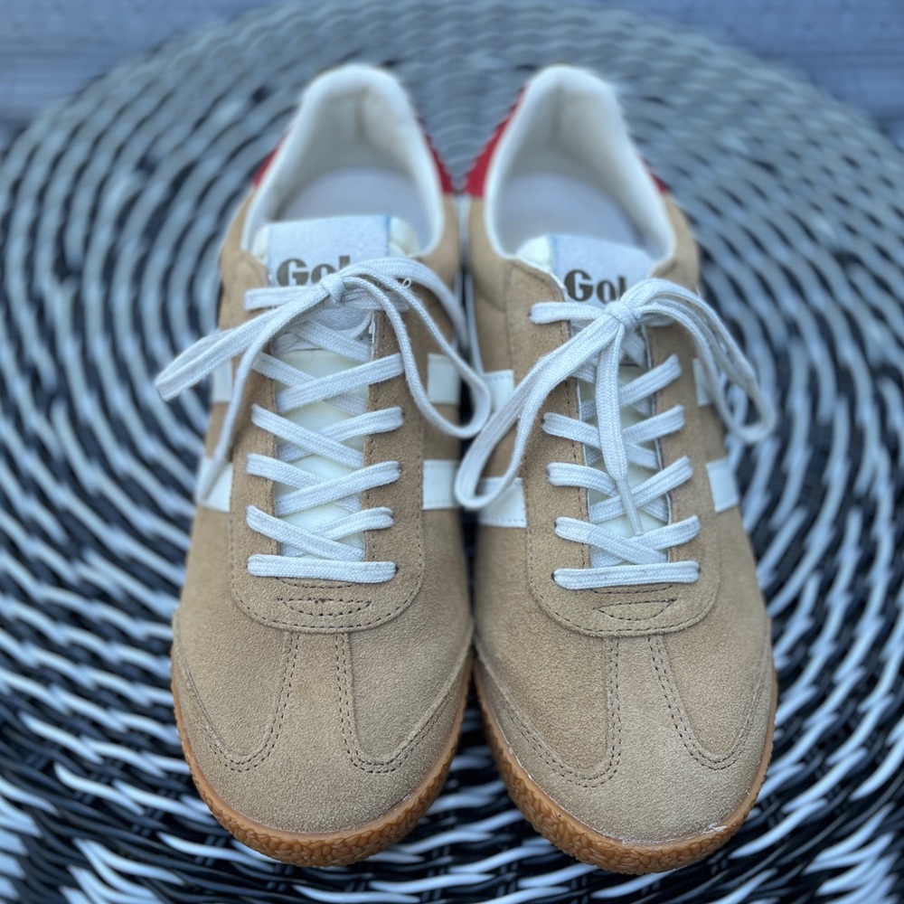Gola Tan and White Women's Sneakers